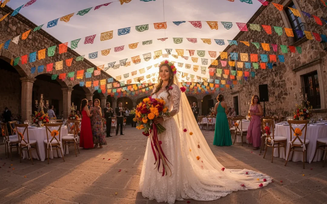 Tendencias en una Boda Mexicana: Inspiración Romántica para Novias que Sueñan en Grande